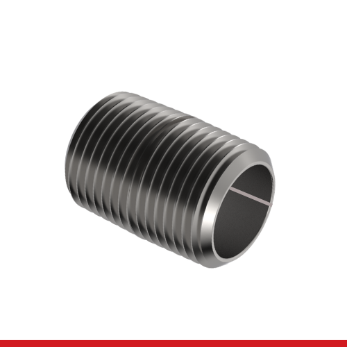 NCX00000W4R 3/8 in  X 1 in         T316L   Sch 40S   Threaded Both Ends  Stainless Steel Welded Nipple